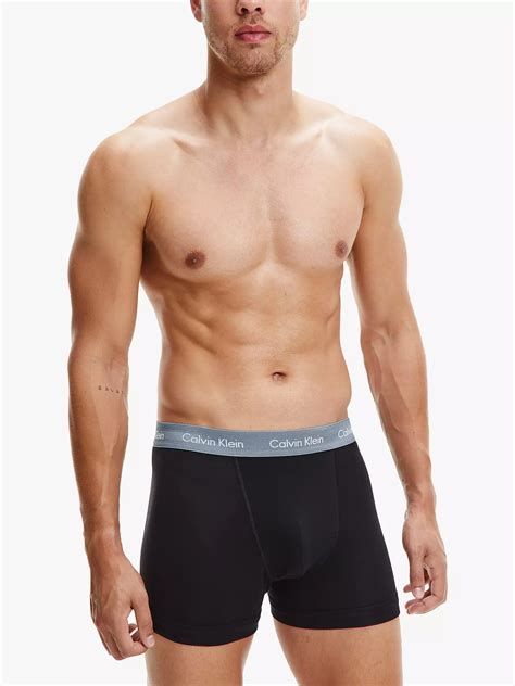 calvin klein cotton stretch trunks.